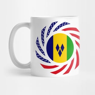 Saint Vincentian American Multinational Patriot Flag Series Mug